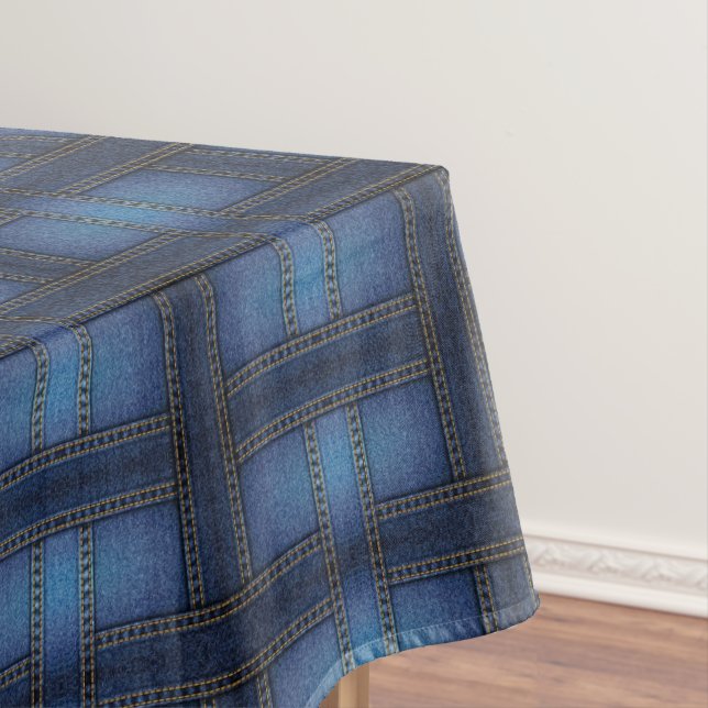Denim Design  Tablecloth (In Situ)