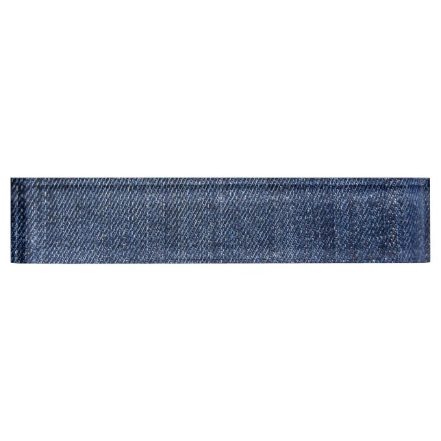 Denim Desk Name Plate (Front)
