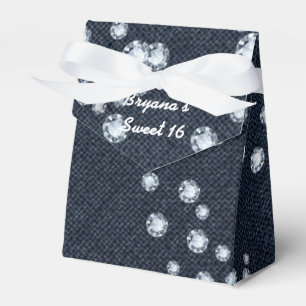 Denim & Diamonds Birthday Party Favor Boxes