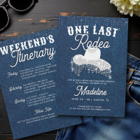 Denim Diamonds Cowgirl Hat Last Rodeo Bachelorette