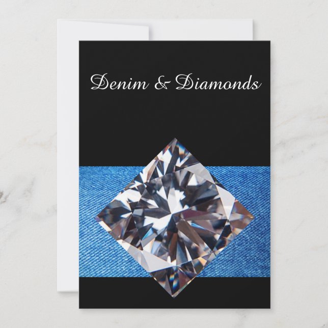 Denim & Diamonds Invitation II (Front)