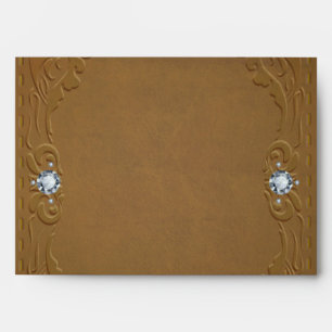 Denim & Diamonds Jeans Label Party Invitation Envelope