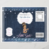 Denim, Diamonds, & Little Girls Chip Bag Wrapper (Front)