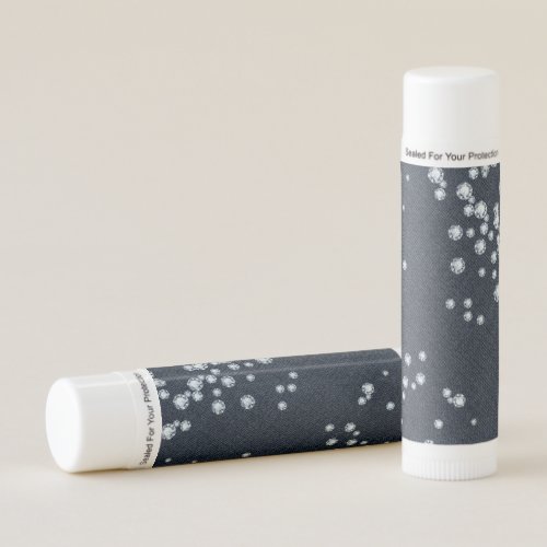 Denim  Diamonds Scattered Bling Glam Party Favor Lip Balm