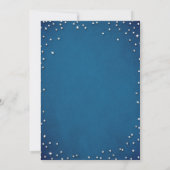 Absolutely Yours Invitations - Star Burst Blue Design Auf Französisch