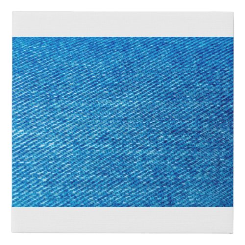 Denim fabric jeans blue jeans faux canvas print