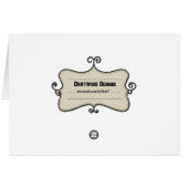 Denim Frame Cards (Back Horizontal)