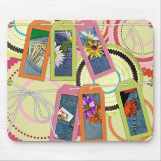 Denim Happiness Mouse Pad