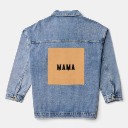 Denim Jacket 2024 for Mama
