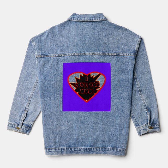 Denim Jacket by jGibney The MUSEUM Zazzle (Back)