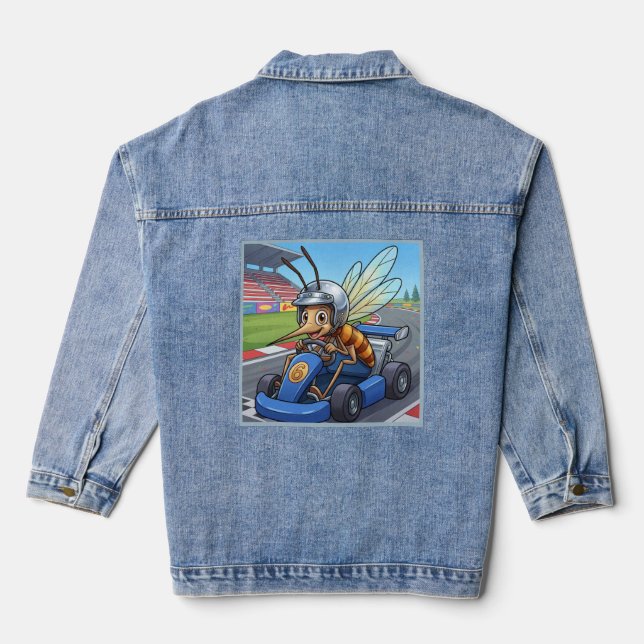 denim jacket, jacket (Back)