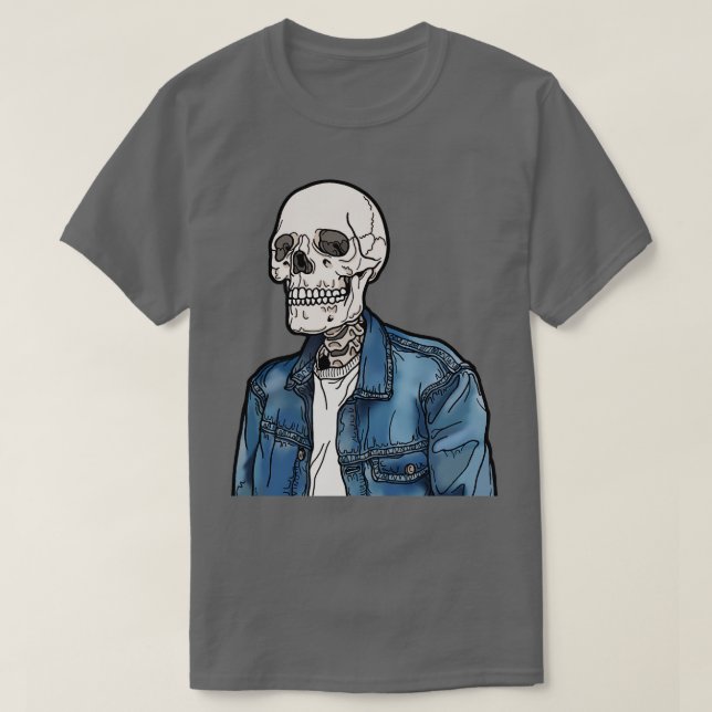 Denim Jacket T-Shirt (Design Front)