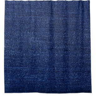 Denim jeans fabric: textured background. shower curtain