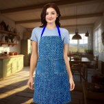 Denim Jeans Look Pockets Fun Apron<br><div class="desc">This design may be personalized by choosing the customize option to add text or make other changes. If this product has the option to transfer the design to another item, please make sure to adjust the design to fit if needed. Contact me at colorflowcreations@gmail.com if you wish to have this...</div>