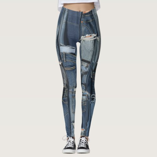 denim leggings