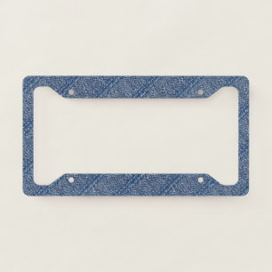Denim License Plate Frame
