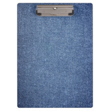 Denim-look Clipboard