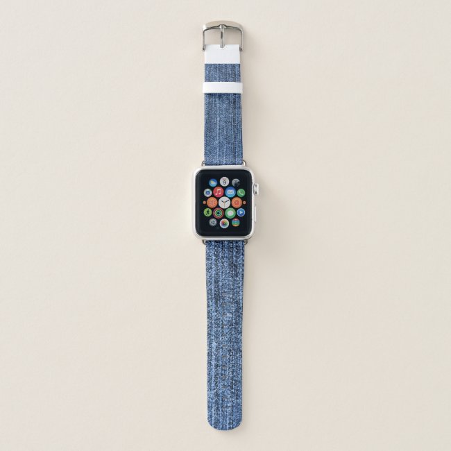 Denim Look Design Apple Watch Band