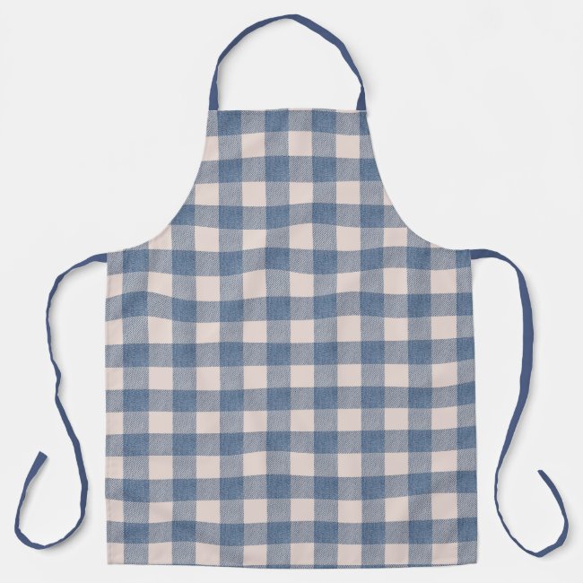 Denim Look Gingham Check Beautiful