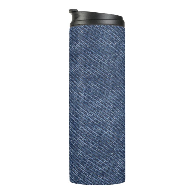 Denim Look Thermal Tumbler (Rotated Right)