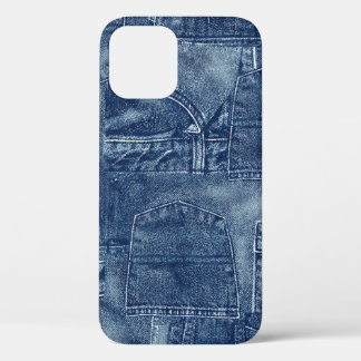 Denim material, iPhone 12 case