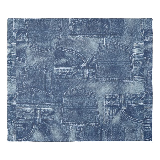 Denim material, duvet cover (Front)