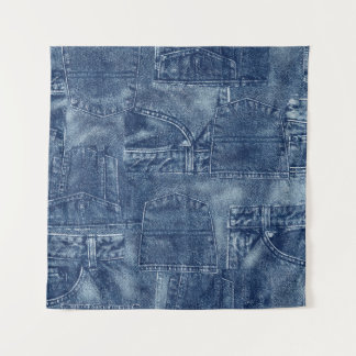 Denim material, tapestry