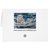 Denim Owls Cards (Back Horizontal)