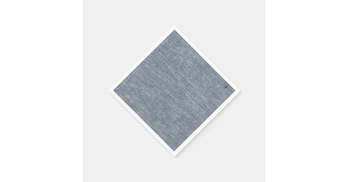 Denim Paper Napkins Zazzle