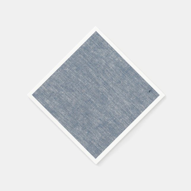 Denim Paper Napkins (Corner)
