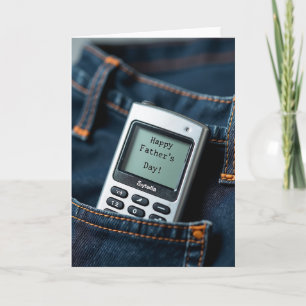 Denim Pocket Fathers Day Card