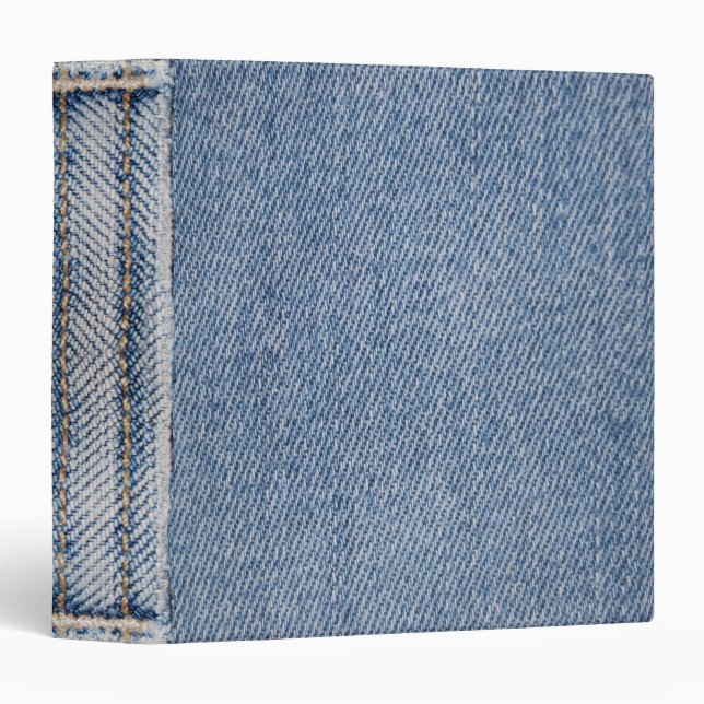 Denim Print Binder (Front/Spine)