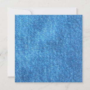 Denim Print Invitations