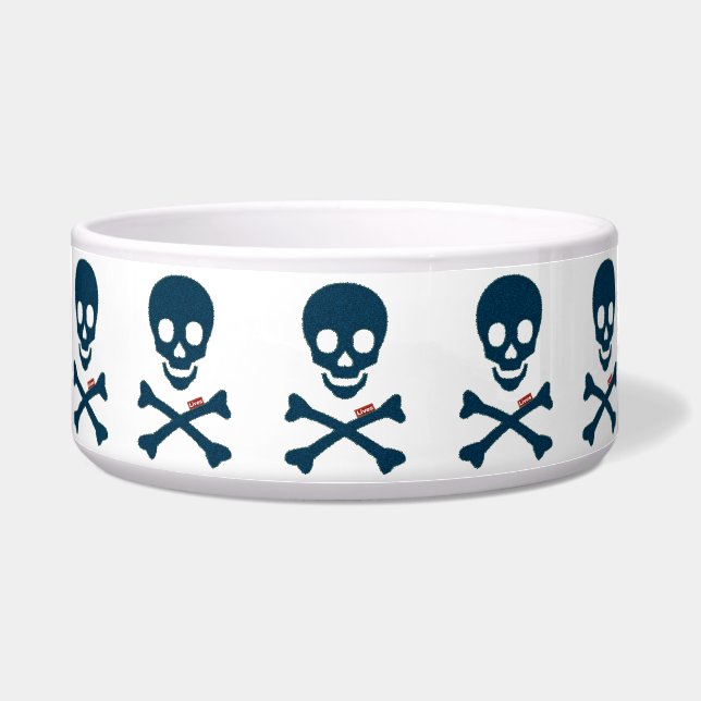 Denim Skull Bowl (Front)