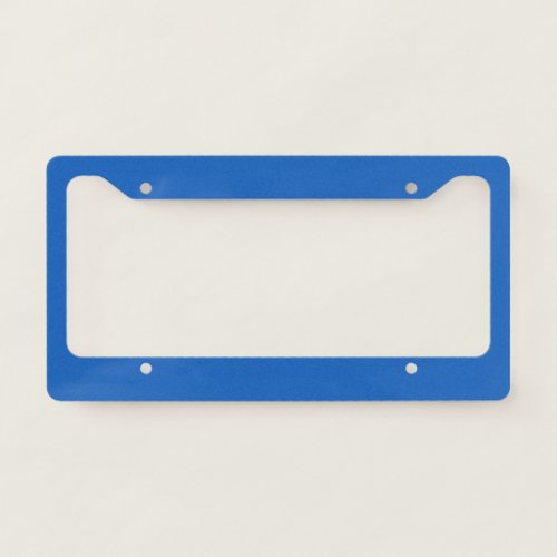 Denim Solid Color License Plate Frame