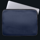 Denim Solid Plain Color Laptop Sleeve<br><div class="desc">Denim
#131e3a

Design Note: For custom requests,  message me at daed.halabi@gmail.com. 😊</div>