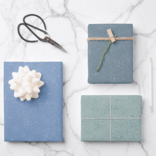 Denim style wrapping paper sheets