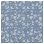 Denim textured Costume Jewelry Seamless Repeats Fabric