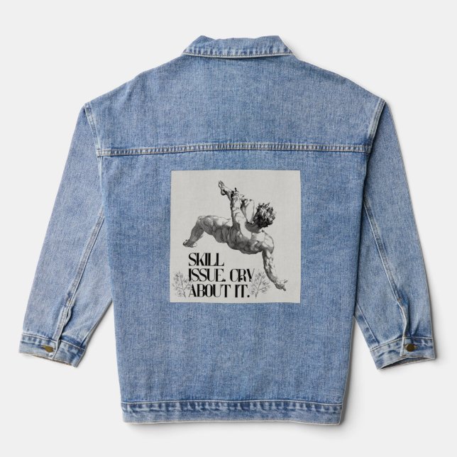 denim vintage jacket (Back)