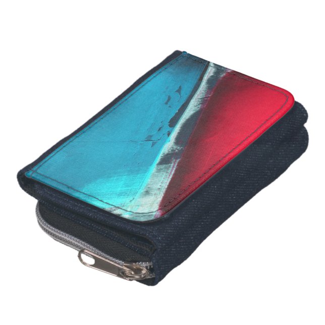 Denim Wallet with Coin Purse (Bottom)