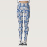 denim & lace) leggings