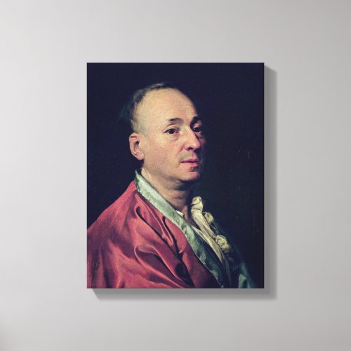 Denis Diderot  1828_29 Canvas Print