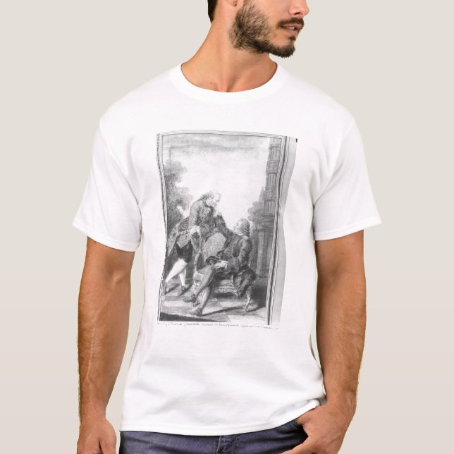 Denis Diderot and Melchior, baron de Grimm T-Shirt (Front)