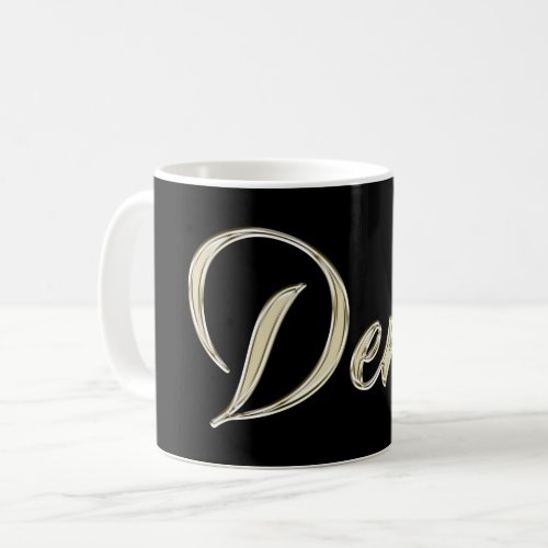 Denis name whitegold Tasse Teetasse Kaffetasse Coffee Mug
