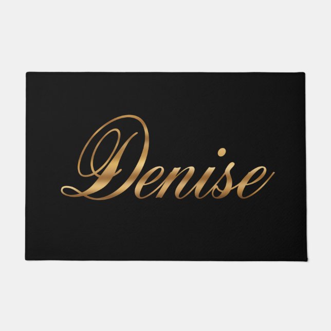 Denise Gold Design Doormat (Front)