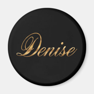 Denise gold Design Lettering Magnet