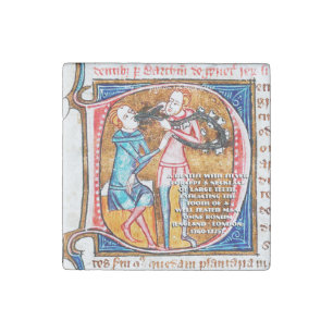 "Denistry Circa 1360" Stone Magnet