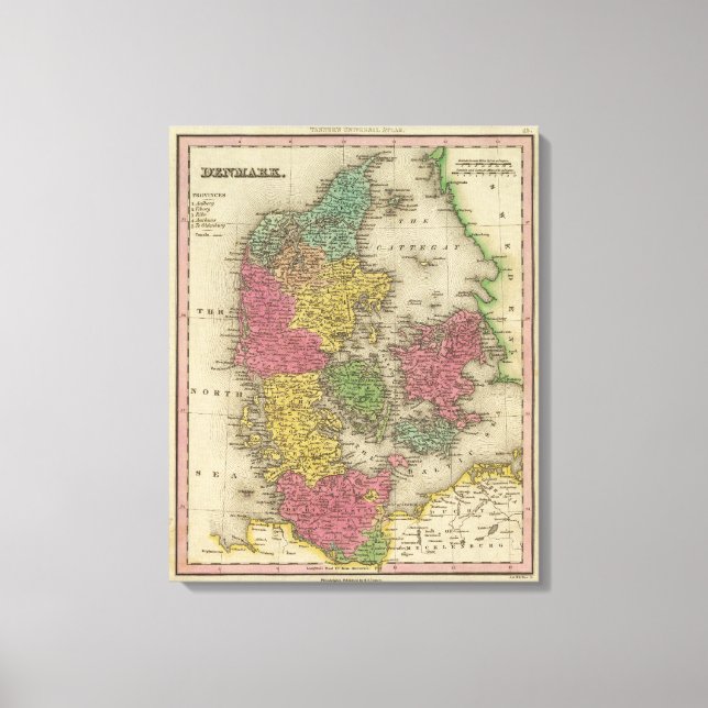 Denmark 10 canvas print (Front)