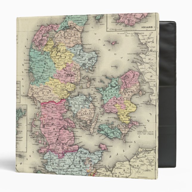 Denmark 11 3 ring binder (Front/Inside)