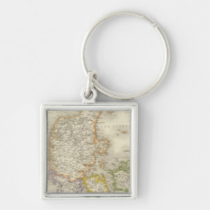 Denmark 12 keychain